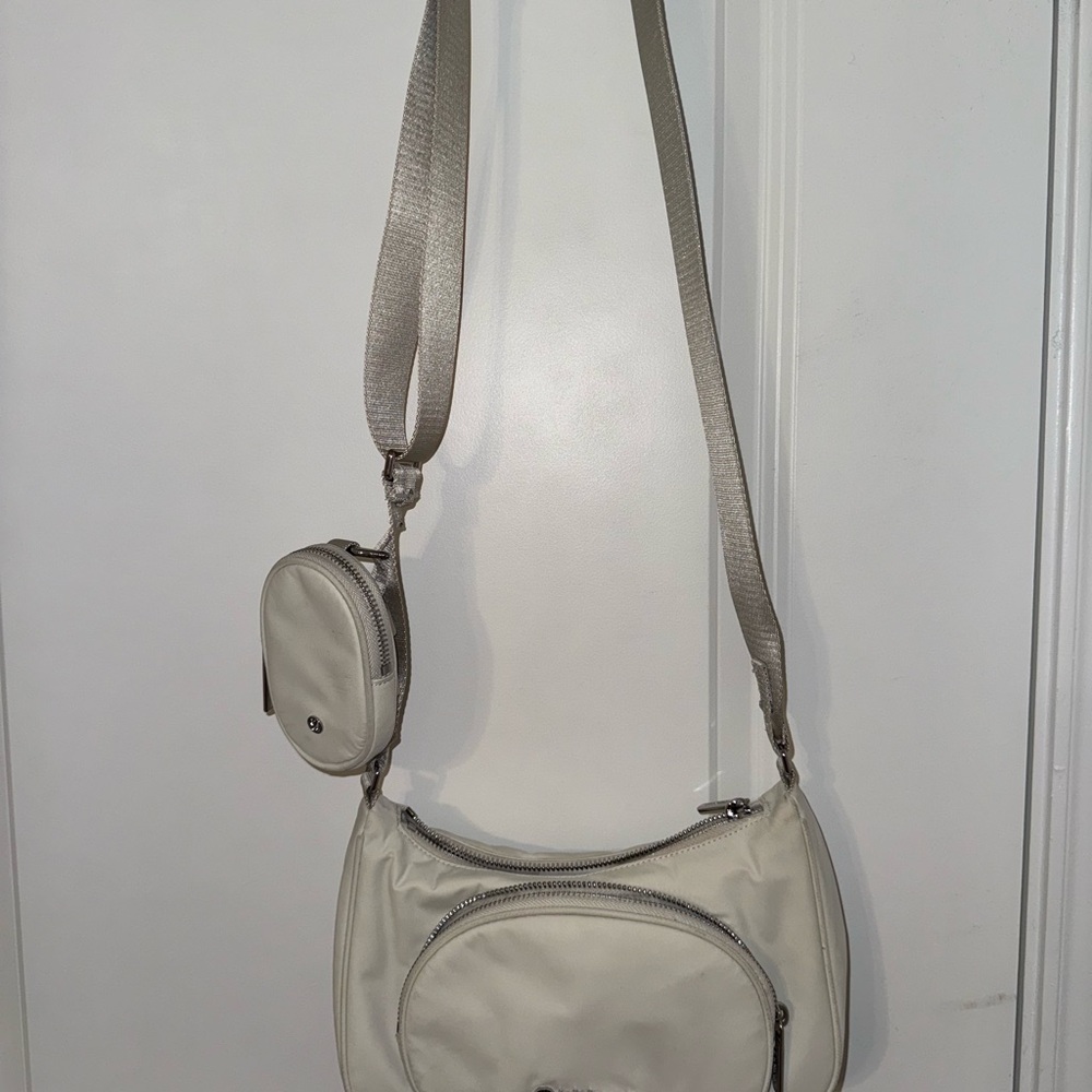 lululemon athletica Cream Crossbody Bag with Pouch